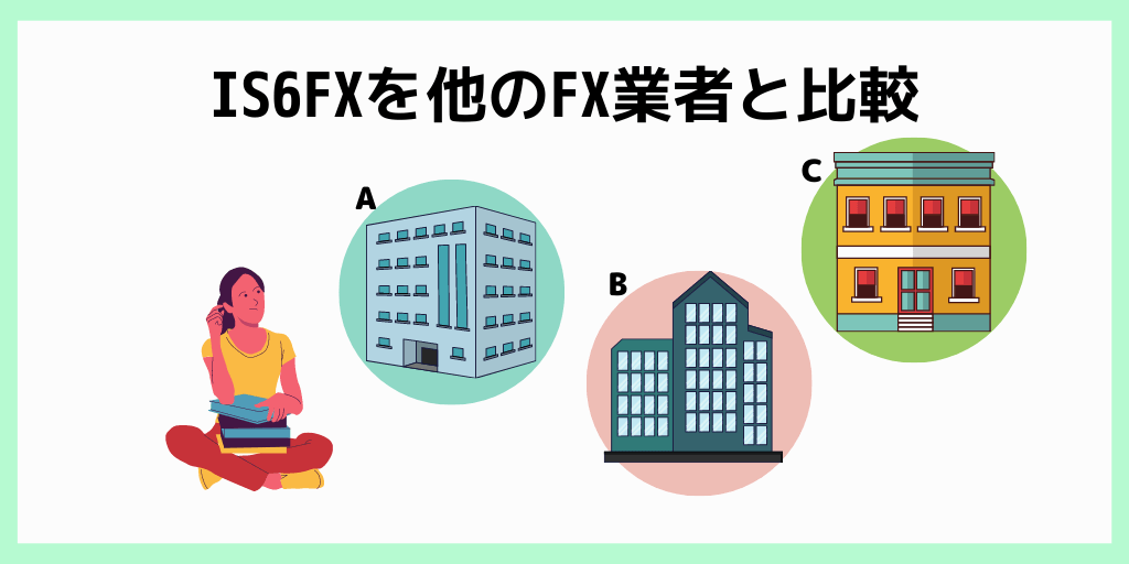 IS6FXを他のFX業者と比較